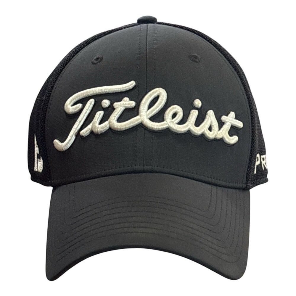 TITLEIST Tour Performance Golf Hat Cap Size Large/XL Black FJ Footjoy Pro V1
